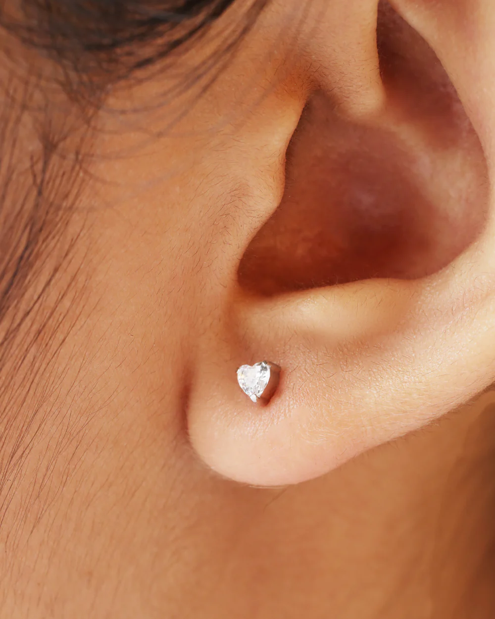Nic Silver Flatback Stud - Image 2