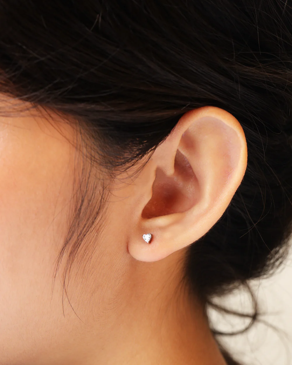 Nic Silver Flatback Stud - Image 3