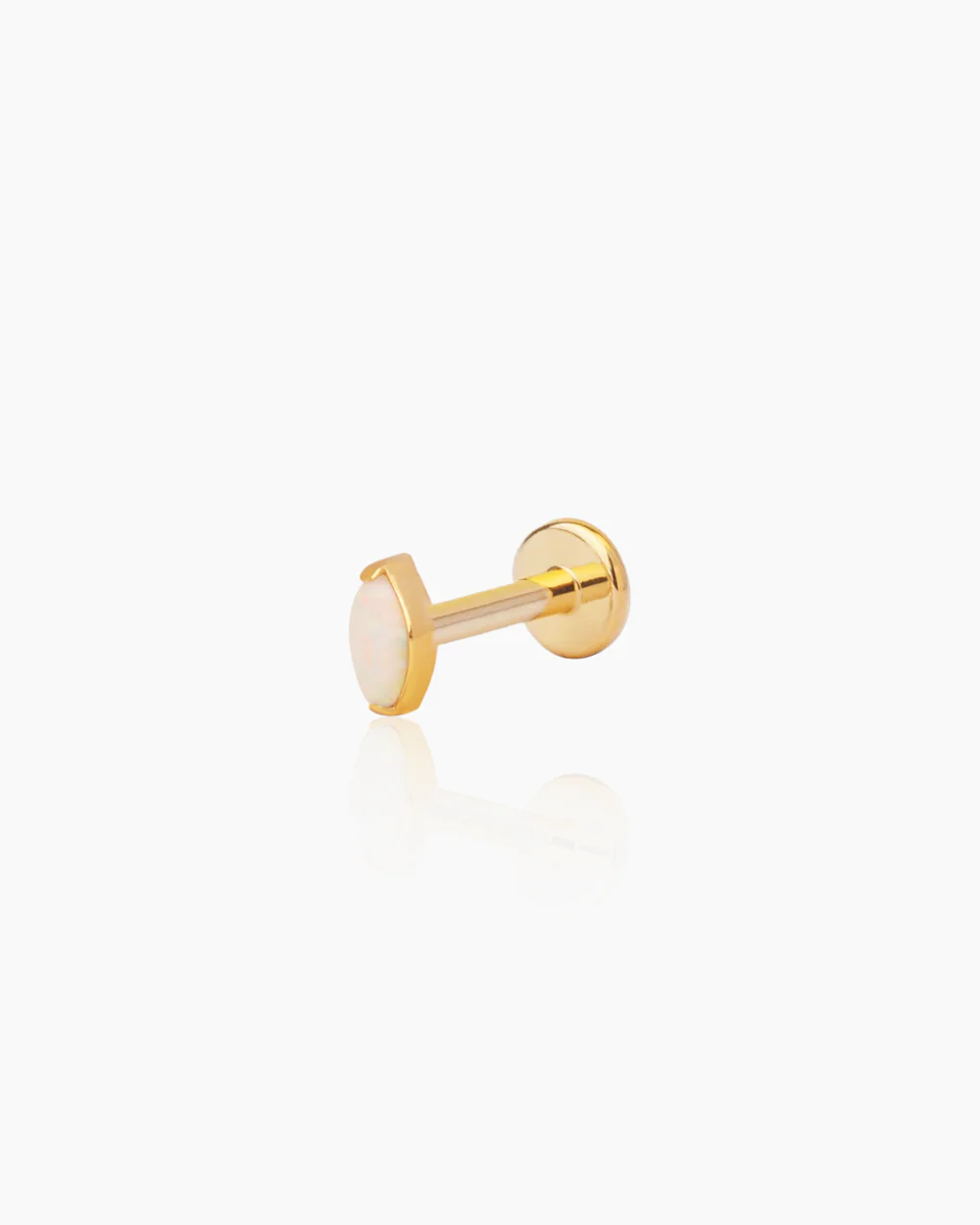 Mona Gold Flatback Stud