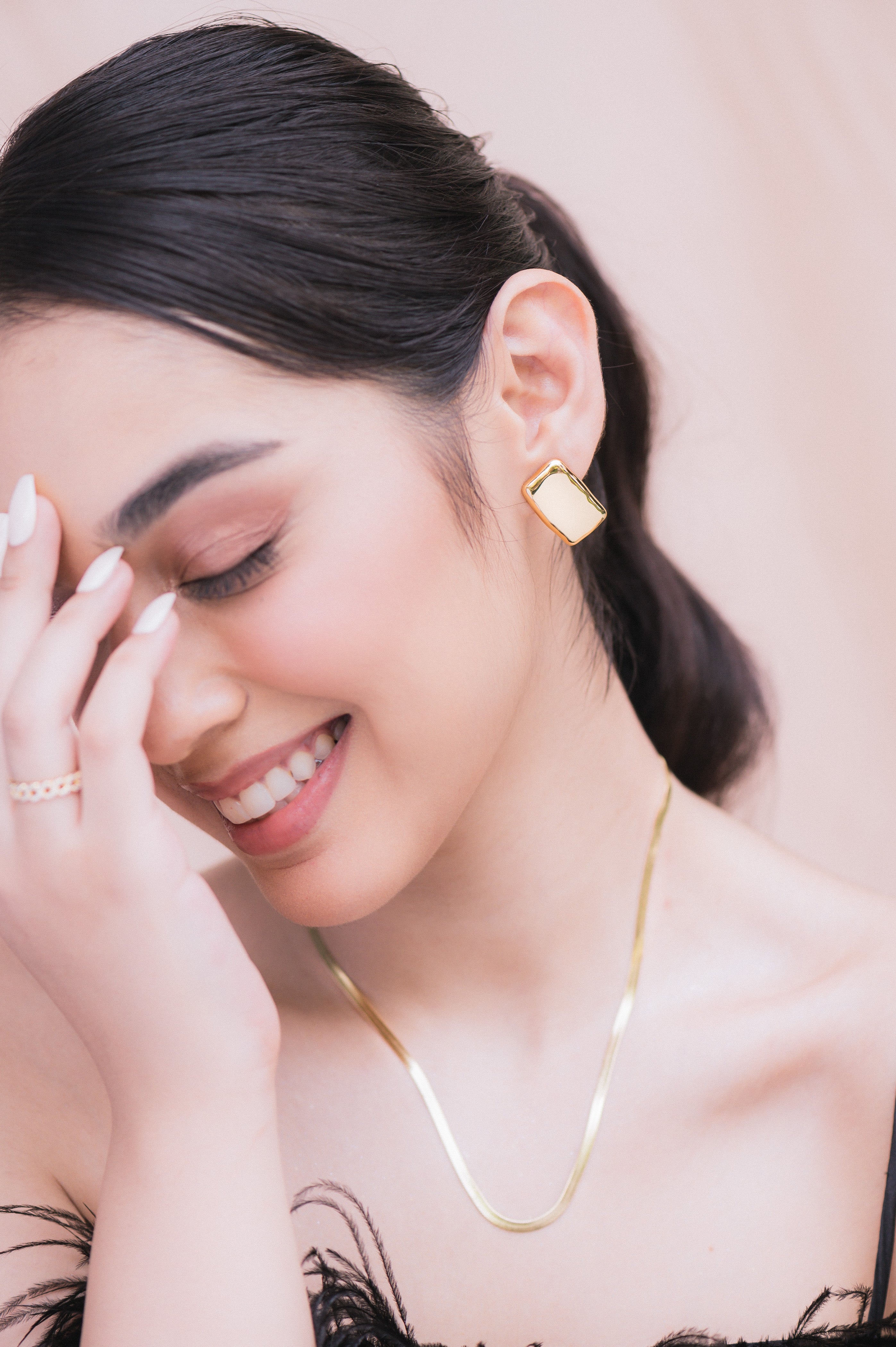 Paloma Gold Studs - Image 3