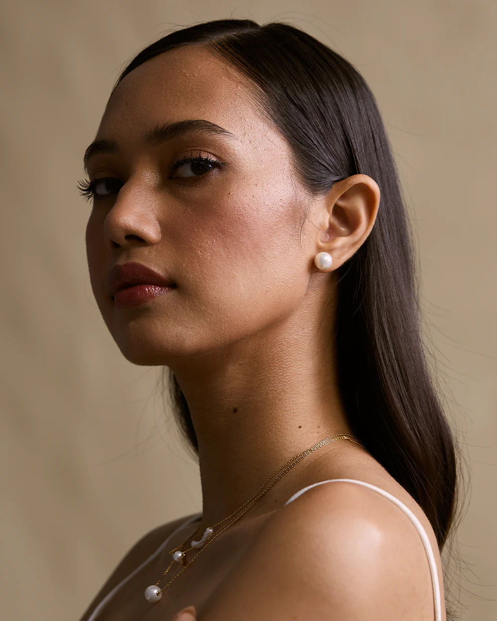 Paula Gold Studs - Image 2