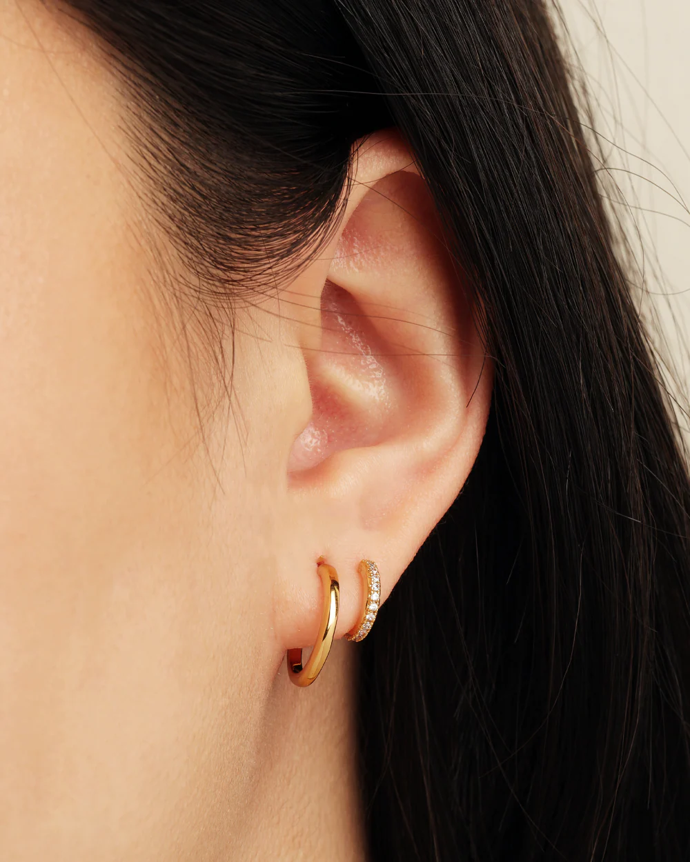 Clarissa Gold Hoops - Image 2