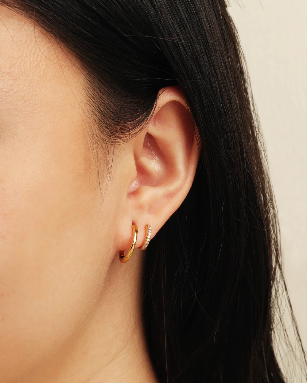 Clarissa Gold Hoops - Image 3