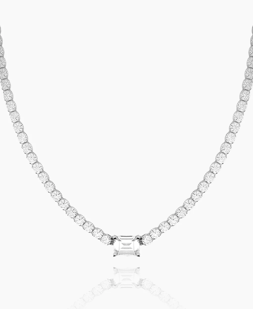 Rebecca Silver Necklace