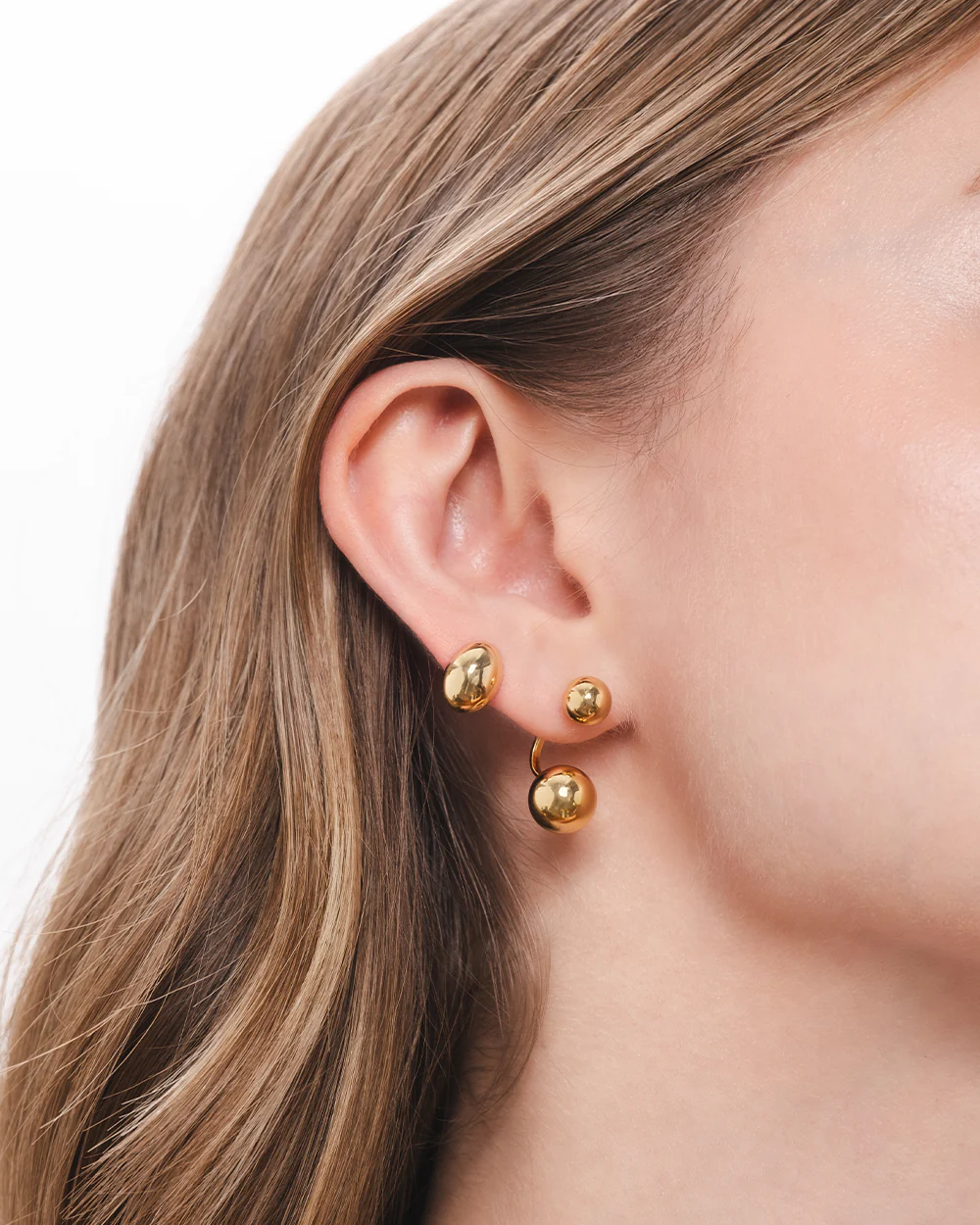 Rica Gold Studs - Image 2