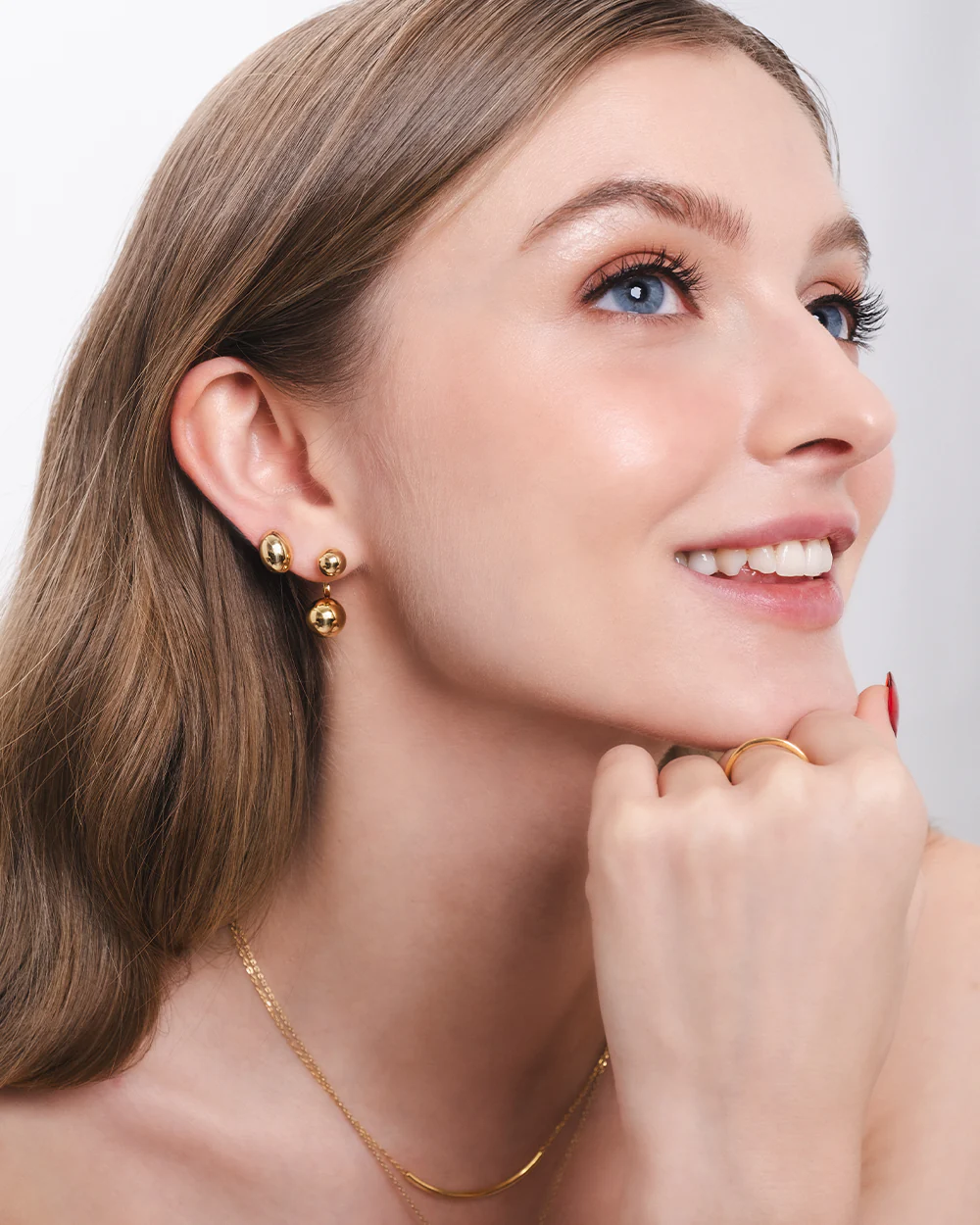 Rica Gold Studs - Image 3