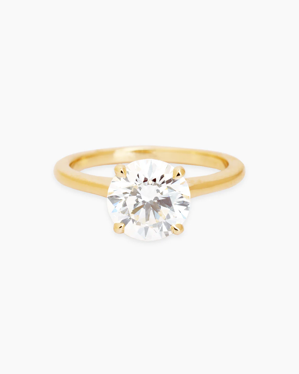 Romina Diamond Yellow Gold Ring - Image 4