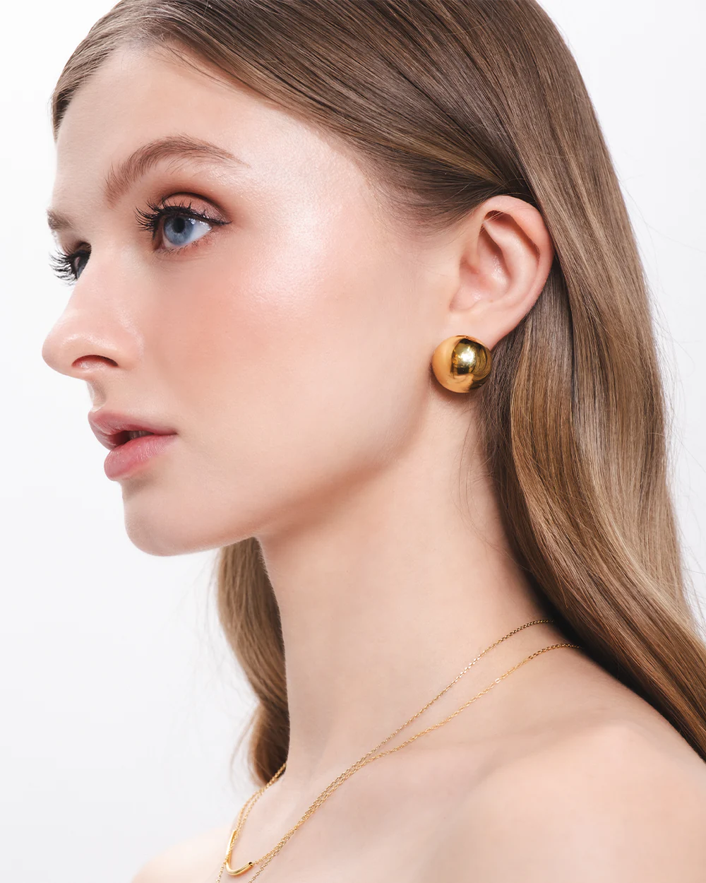 Ronda Gold Studs - Image 3