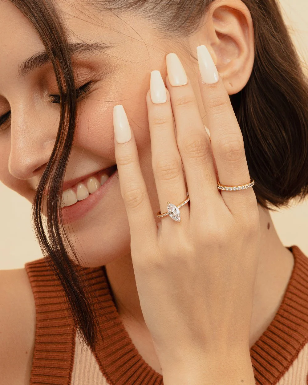 Sarah Gold Ring - Image 2