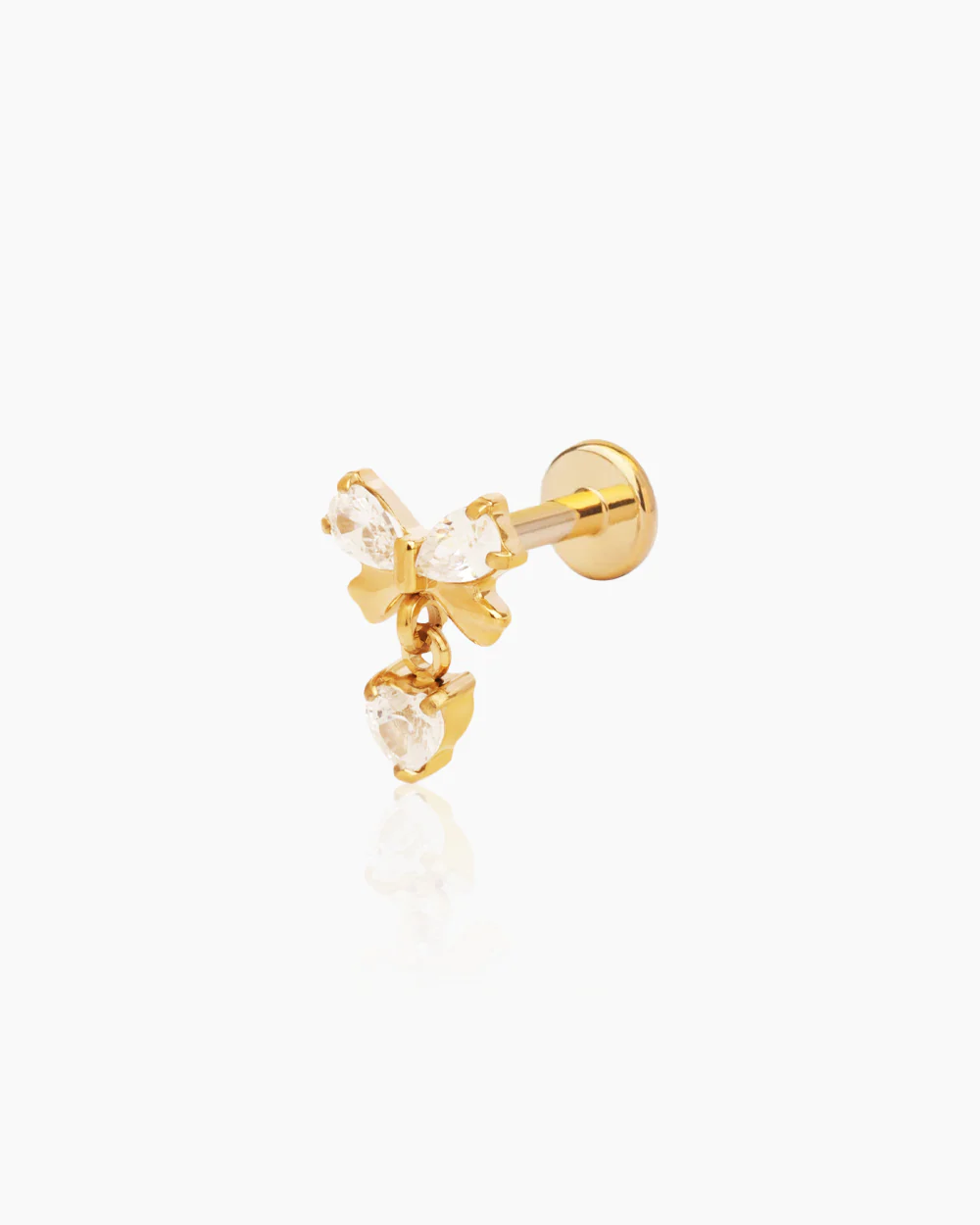 Dolly Gold Flatback Stud