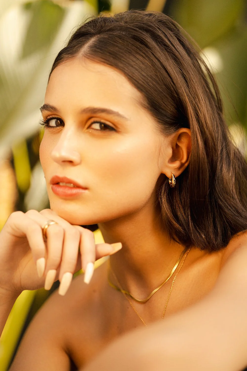 Terra Gold Hoops - Image 2