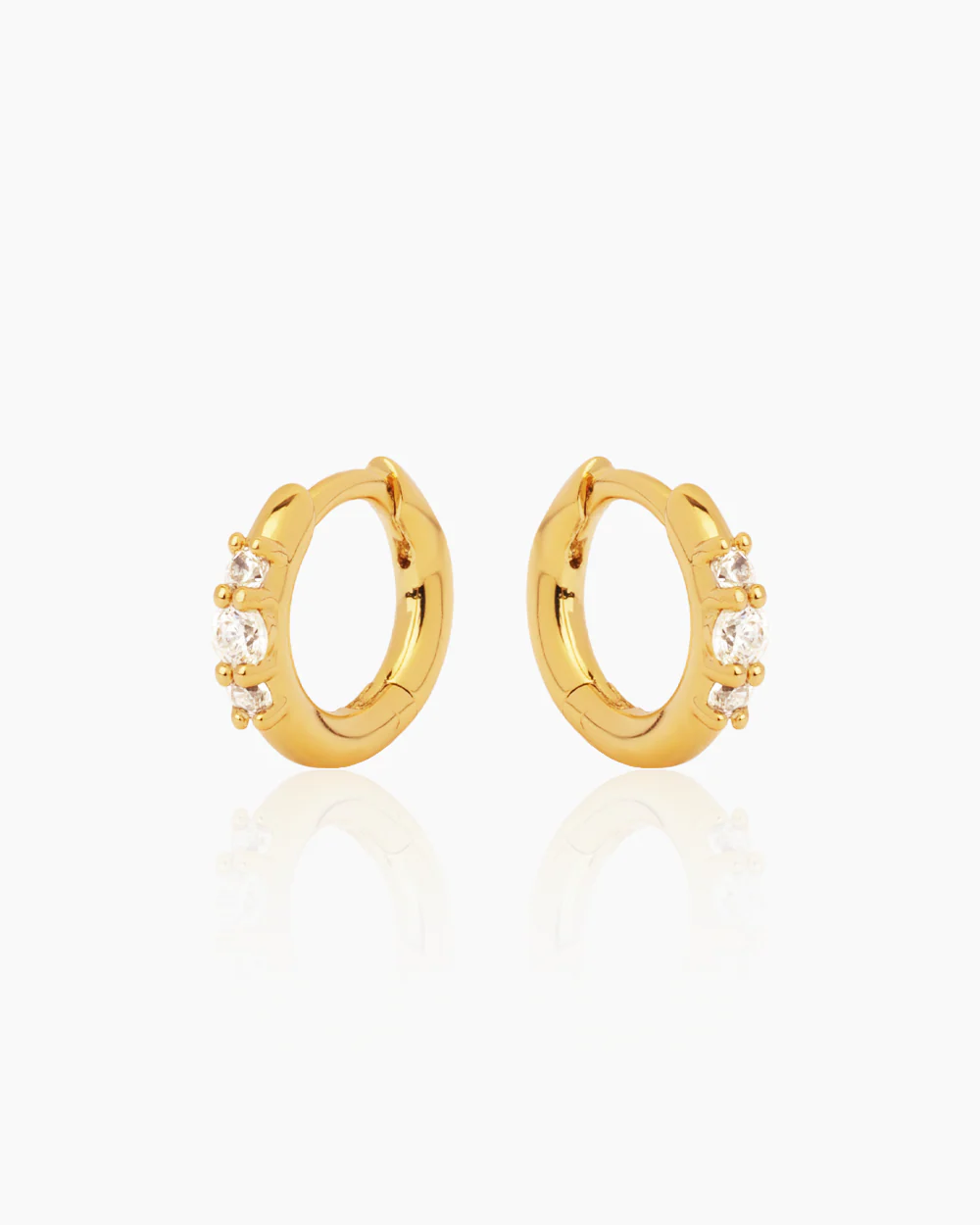 Thea Gold Huggies