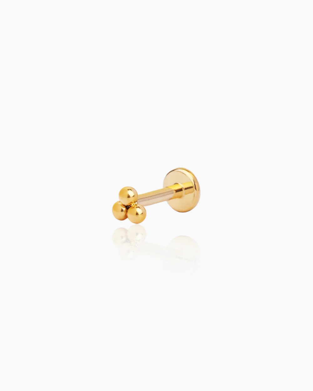 Rue Gold Flatback Stud