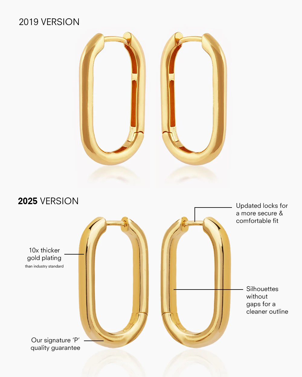 Venus Gold Hoops - Image 4