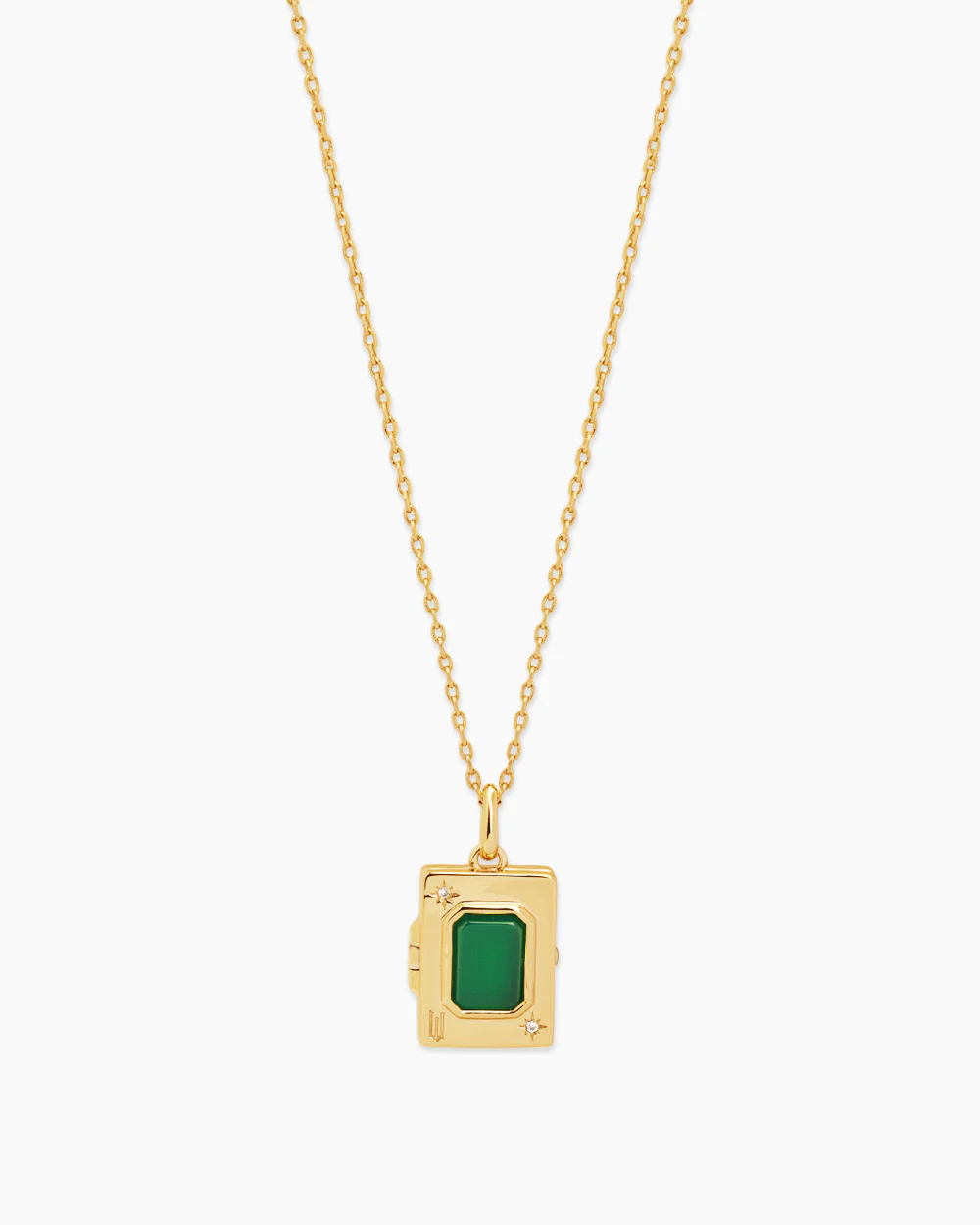 Wicked x Penny Pairs Ozdust Gold Locket Necklace - Image 4