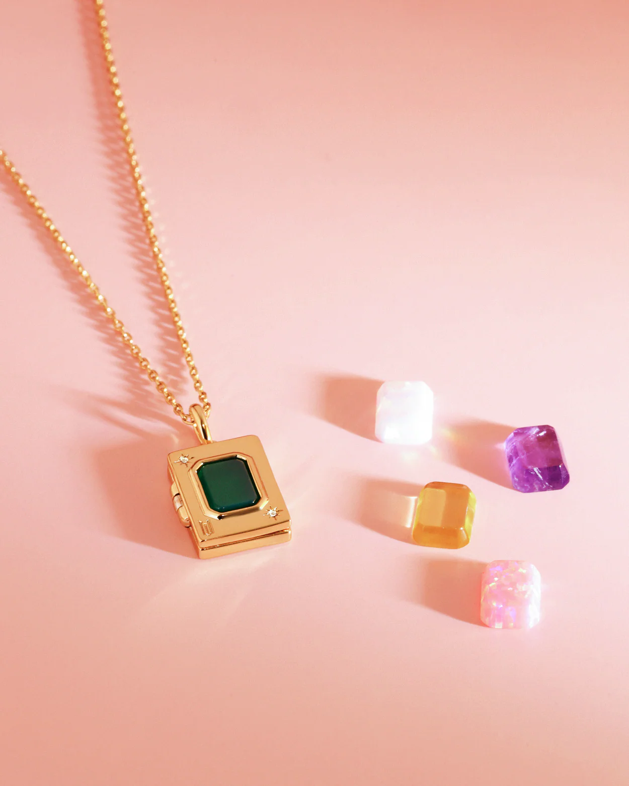 Wicked x Penny Pairs Ozdust Gold Locket Necklace - Image 8
