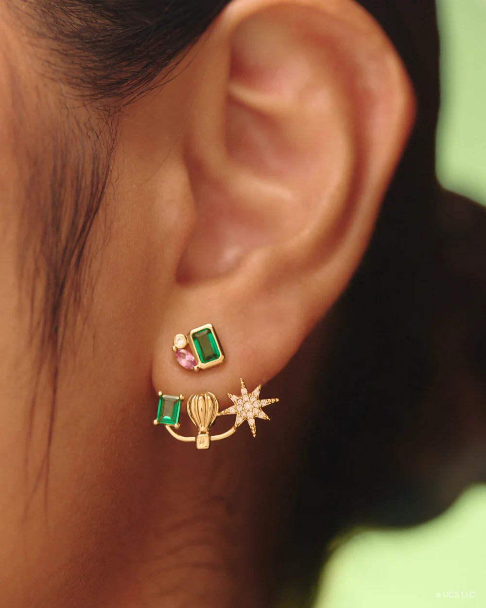 Wicked x Penny Pairs Oz Gold Studs - Image 4