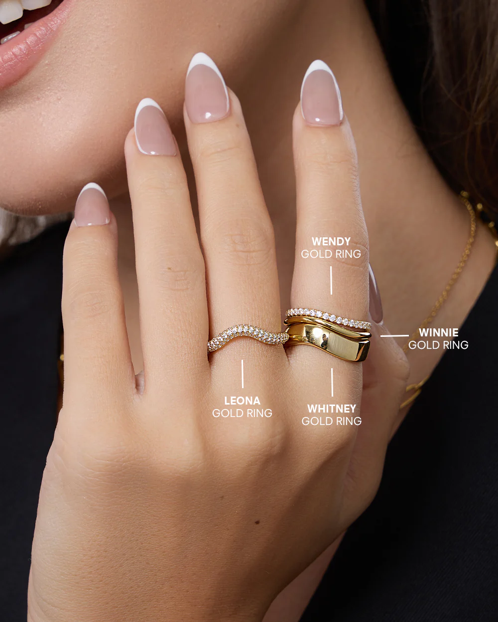 Winnie Gold Ring - Image 3