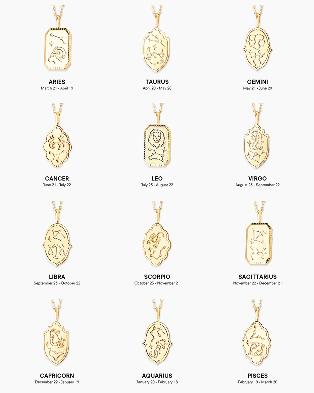 Zodiac Gold Charm - Image 5